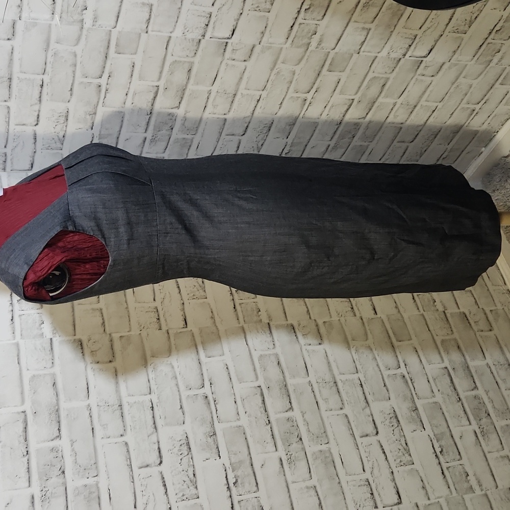 Calvin Klein Charcoal Midi Dress - Picture 3 of 9
